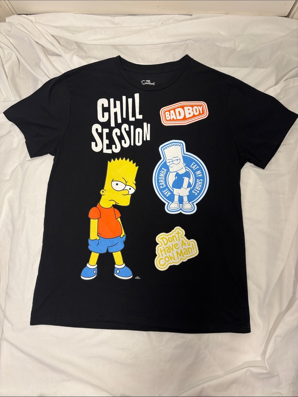 The Simpsons Kids' Black‎ 'Chill Session' Bart Graphic Tee